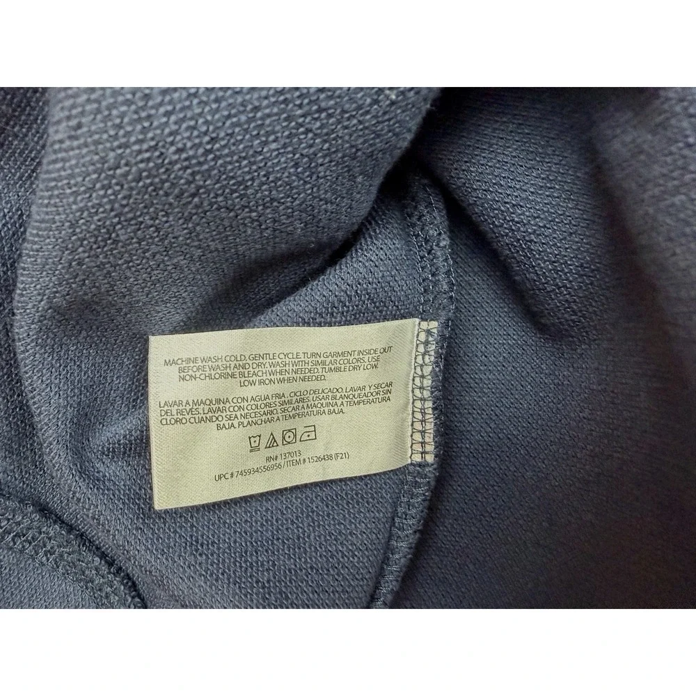 Banana Republic Navy Blue Crewneck Pullover Shirt Men's‎ XL Preppy Thermal
